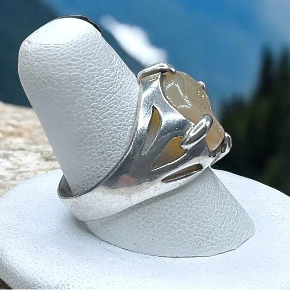 🌺Vintage Artisan Sterling Ring - Picture 7 of 10